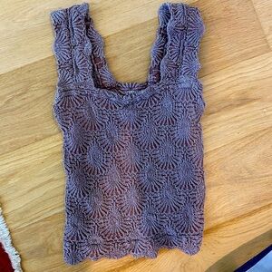 Free people textured tank size S/XS